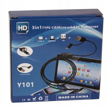 ENDOSKOP 1600x1200p 2m USB C micro HD+ Telefon PC